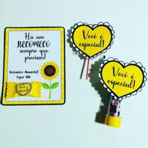 Kit Setembro Amarelo 💛🎗️🌼
