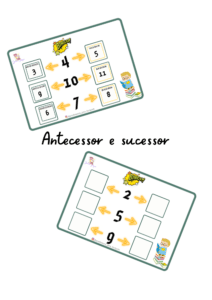 BINGO DO ANTECESSOR E SUCESSOR