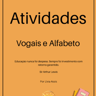 Atividades Vogais e Alfabeto