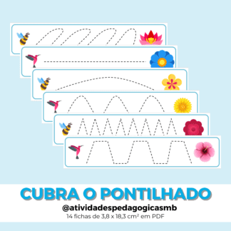 Cubra o pontilhado - PRIMAVERA (PDF)