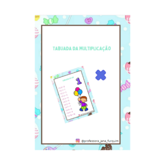 TABUADA CHAVEIRO DA MULTIPLICAÇÃO