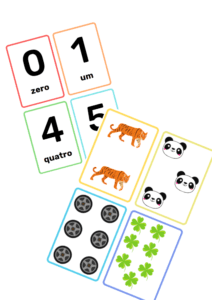 CARD DO NÚMEROS 0 AO 15