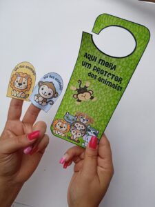 Kit dedoches Dia dos animais