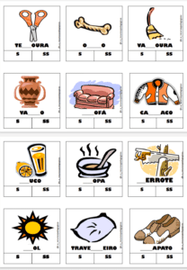 Jogo qual é a letra? (S/SS)