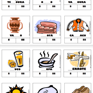 Jogo qual é a letra? (S/SS)