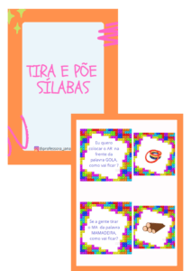 TIRA E PÕE SÍLABAS