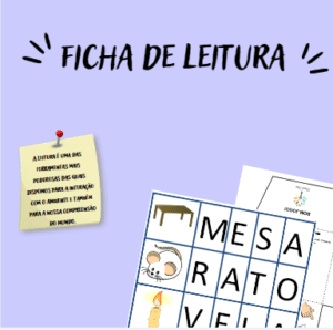 Ficha de leitura palavras canônicas