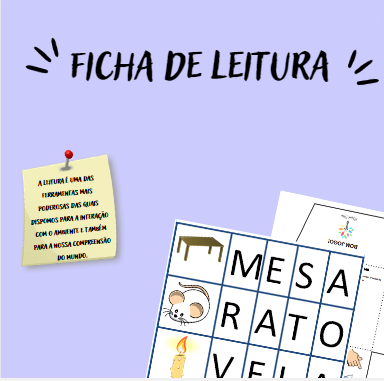 Ficha de leitura palavras canônicas