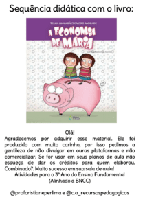 Sequência didática – Economia de Maria