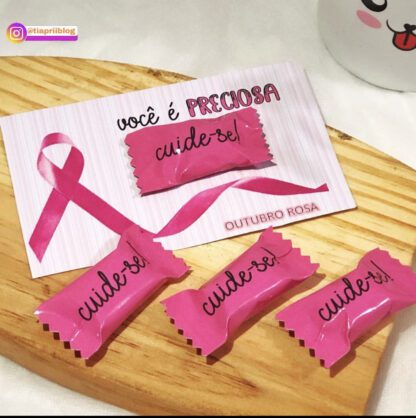 Cartão outubro rosa 💖