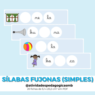 Sílabas fujonas - SIMPLES (PDF)