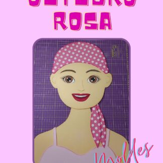 MOLDE BONECA OUTUBRO ROSA