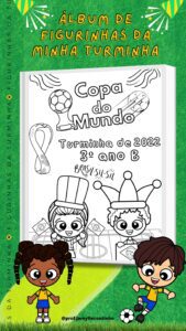 Álbum de figurinhas da minha turminha