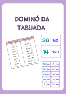 DOMINÓ DA TABUADA