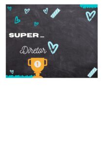 Cartão para dia do Diretor Escolar