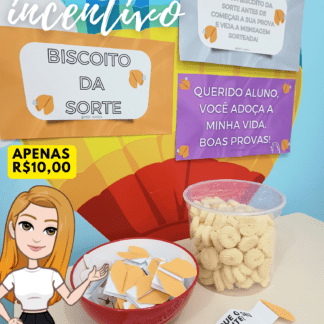 Kit Incentivo Provas /Biscoito