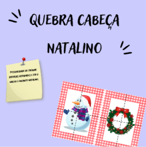 Quebra cabeça Natalino