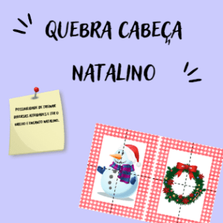 Quebra cabeça Natalino
