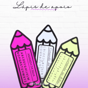LÁPIS DE APOIO – ALFABETO ✍