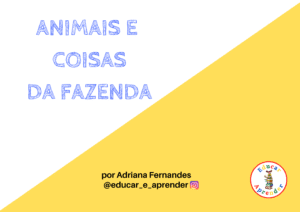 Animais e Coisas da Fazenda