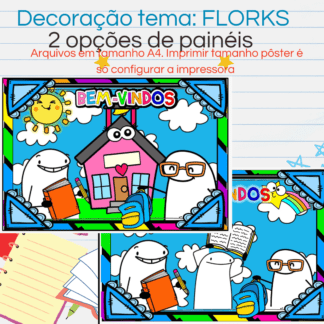 Decoração sala de aula Florks