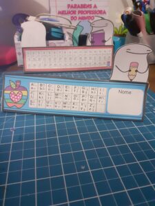 Crachá de mesa Florks