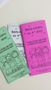 Folder para Reunião de Pais – Editável