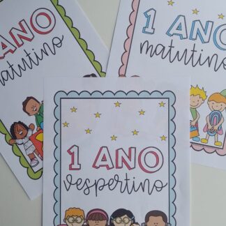 Capas para Turmas 1° ao 5° ano