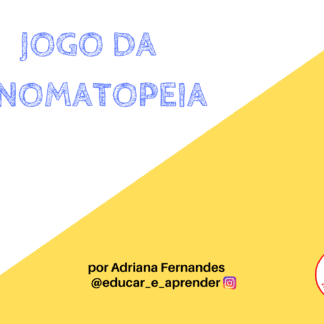 Jogo da Onomatopeia - Som dos Animais