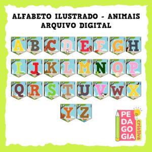 ALFABETO ILUSTRADO – ANIMAIS