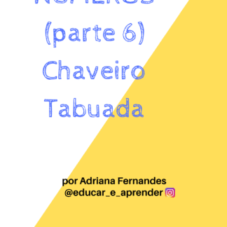 Números (Parte 6) - Chaveiro Tabuada