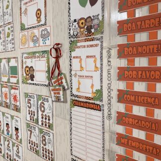 ARQUIVOS - KIT DECORAÇÃO PARA SALA DE AULA SAFARI (2023)