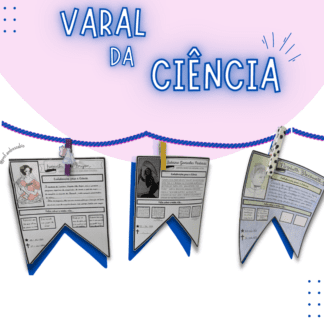 Atividade lúdica varal do cientista.