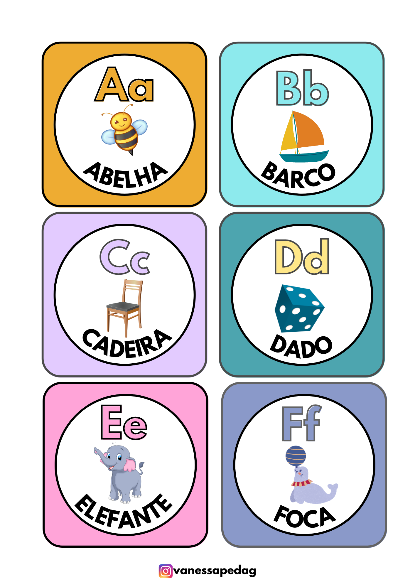 Flashcard Alfabeto