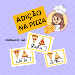 Adição na pizza