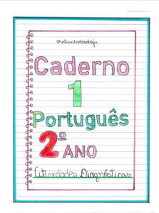 CADERNO 1 PORTUGUÊS 2º ANO (sondagem)