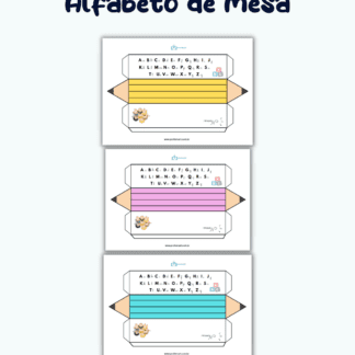 Alfabeto de mesa