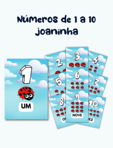 Números de 1 a 10 Joaninha