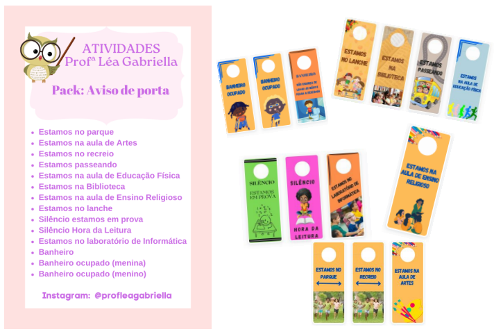 Pack aviso de porta