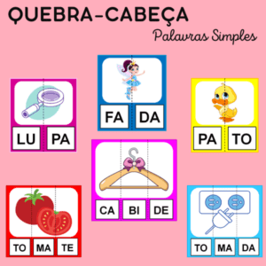 QUEBRA-CABEÇA PALAVRAS SIMPLES