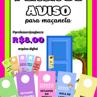Placa de aviso MAÇANETA