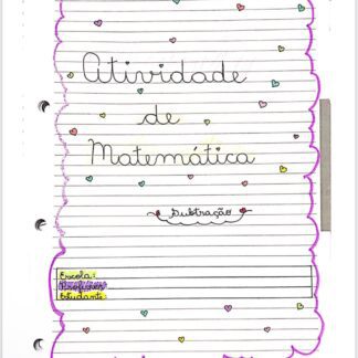 Atividades de Matemática: SUBTRAÇÃO