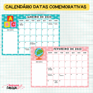 Arquivo Calendário Datas Comemorativas 🗓️