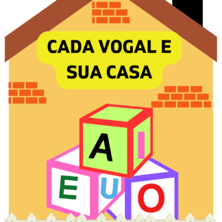 Luva da história: Cada vogal e sua casa.
