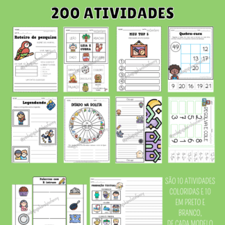 SUPER COMBO 4 - 200 ATIVIDADES