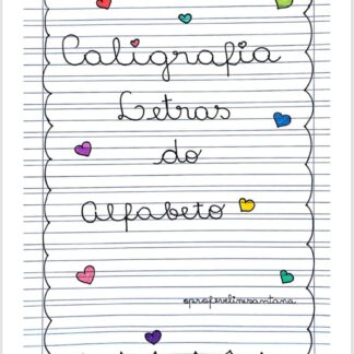 Caligrafia Letras do Alfabeto