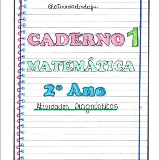 CADERNO 1 MATEMÁTICA 2º ANO sondagem