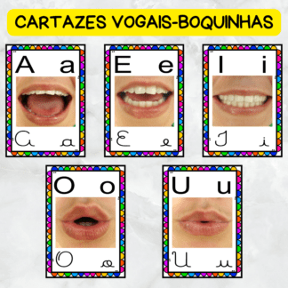 Cartazes Vogais-boquinhas