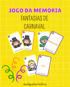 Jogo da memória – CARNAVAL