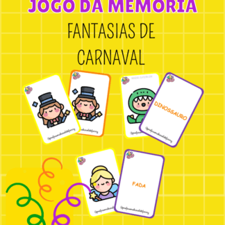 Jogo da memória - CARNAVAL
